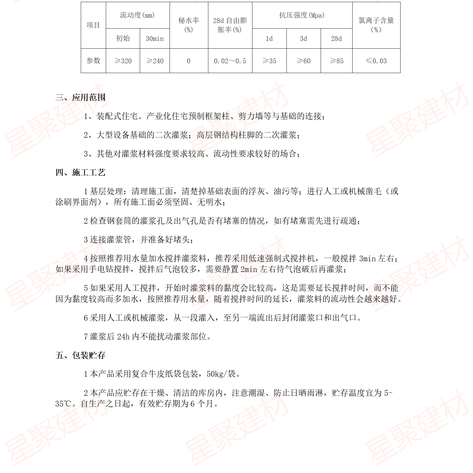 钢筋连接套筒灌浆料（装配式住宅用）(图2)